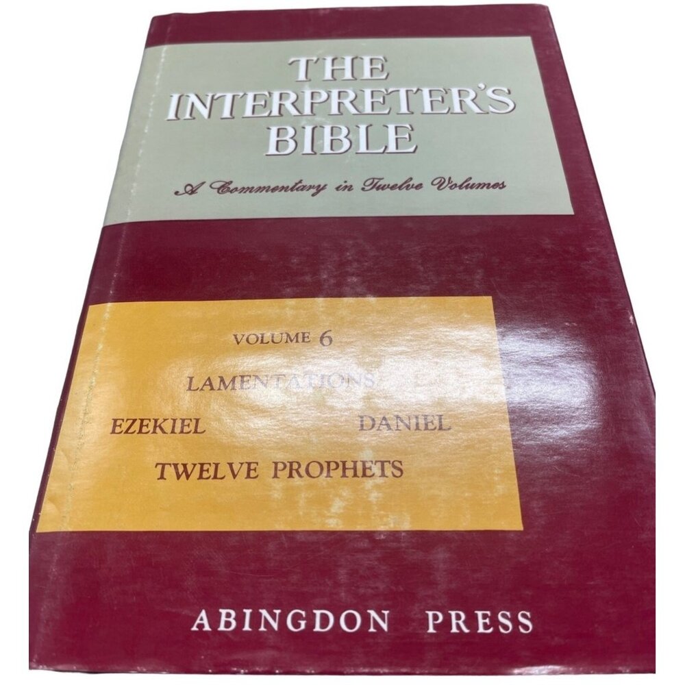 the interpreters bible volume 6 hardcover book 1956 abingdon press READ